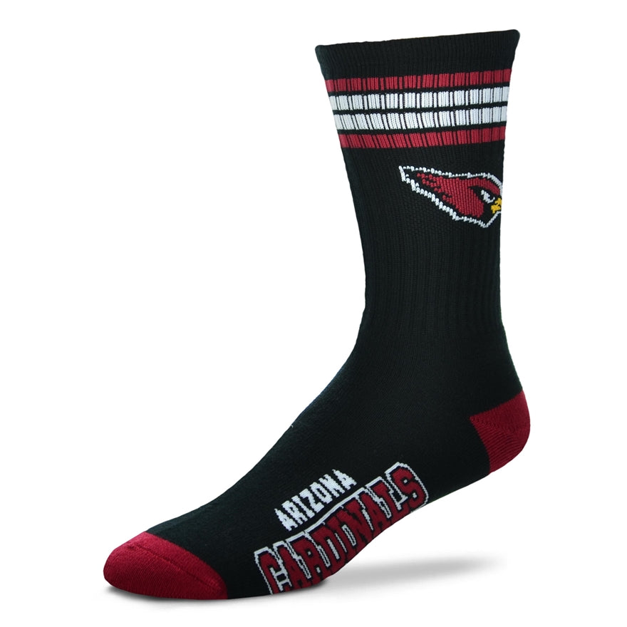 Cardinals 4 Stripe Deuce Sock