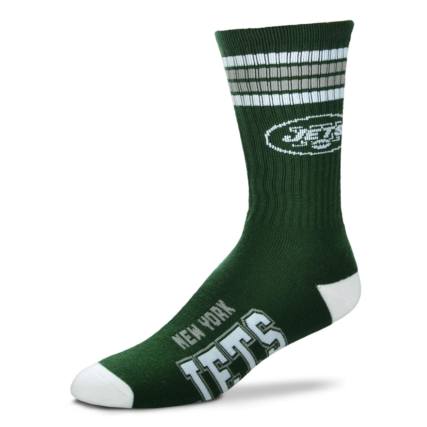 Jets 4 Stripe Deuce Sock