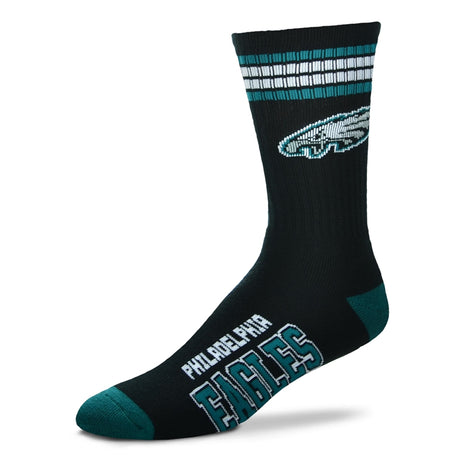 Eagles 4 Stripe Deuce Sock