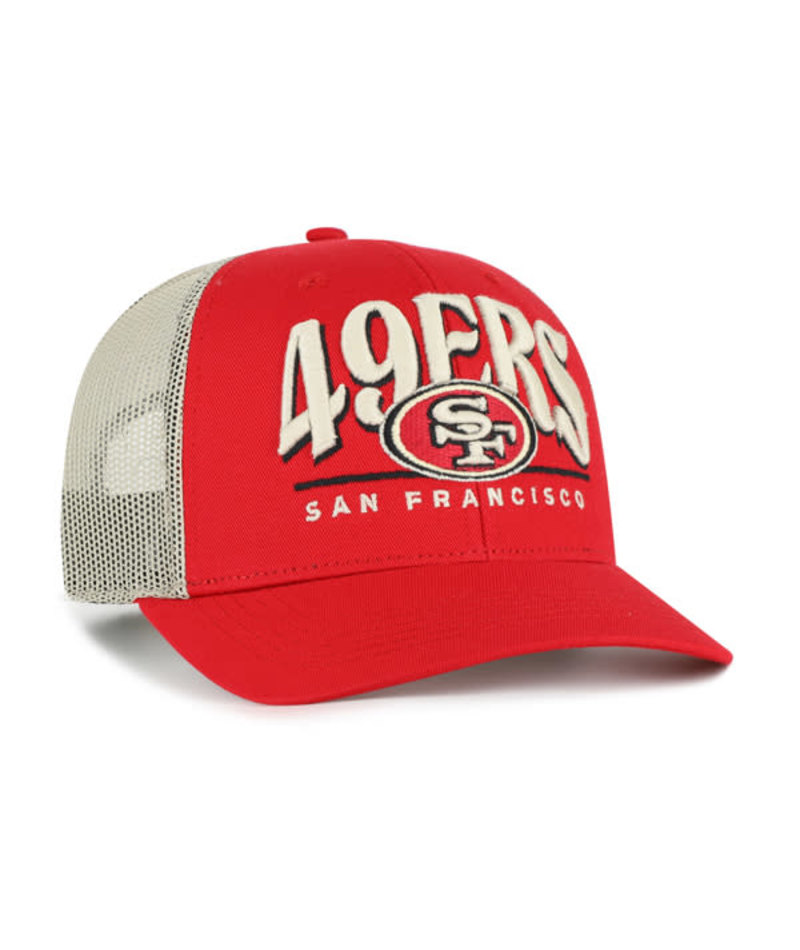 49ers 2025 '47 Brand Men's Arid Strap Trucker Hat