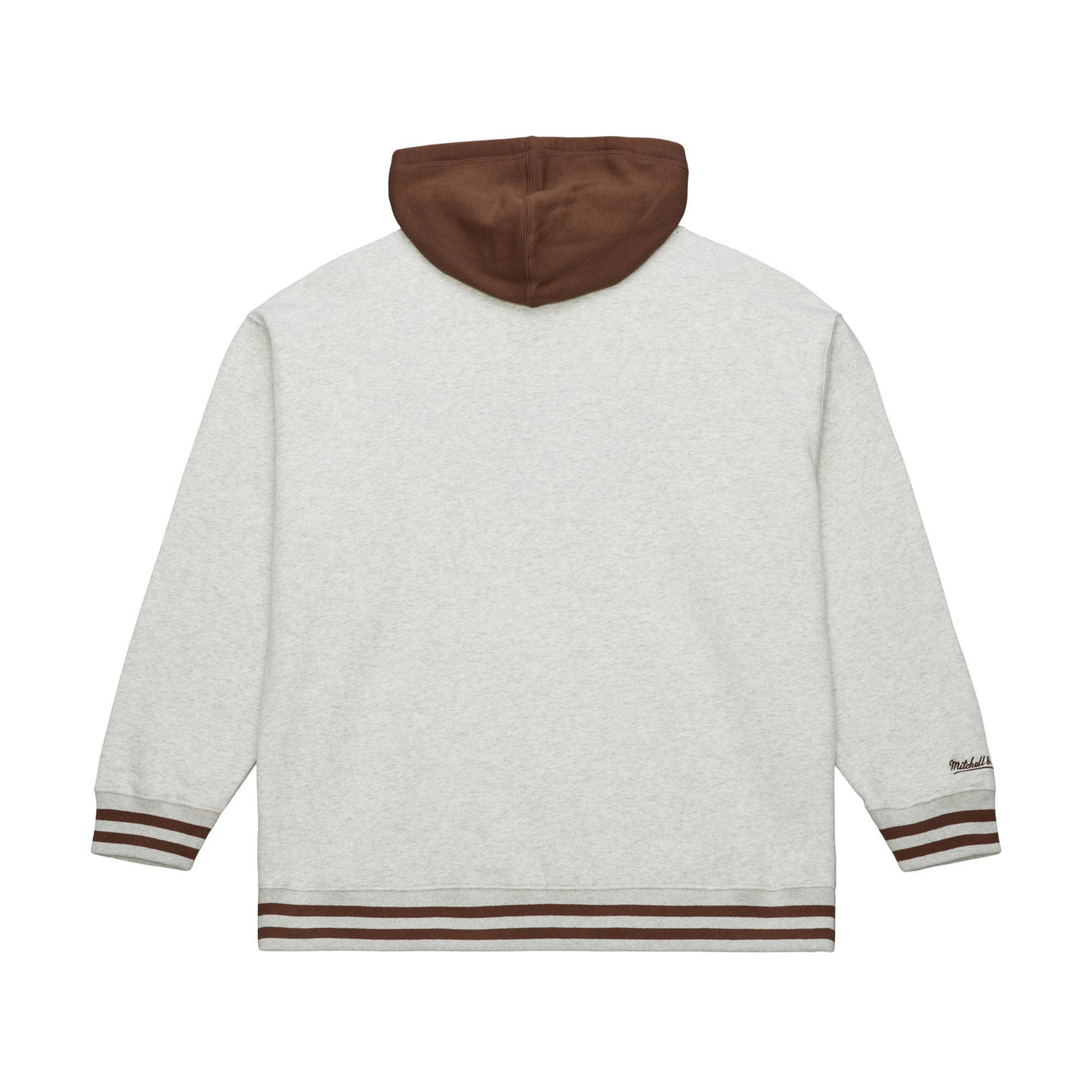 Browns 2025 Mitchell & Ness Men's NFL Off Season Fleece Hoodie Vintage Logo Sweatshirt