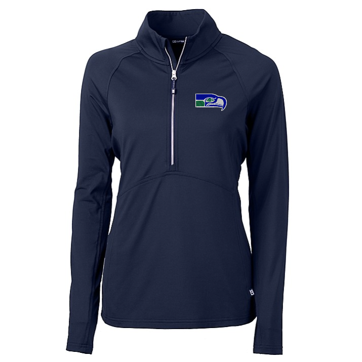 Seahawks Women's Adapt Eco Knit Half Zip Pullover