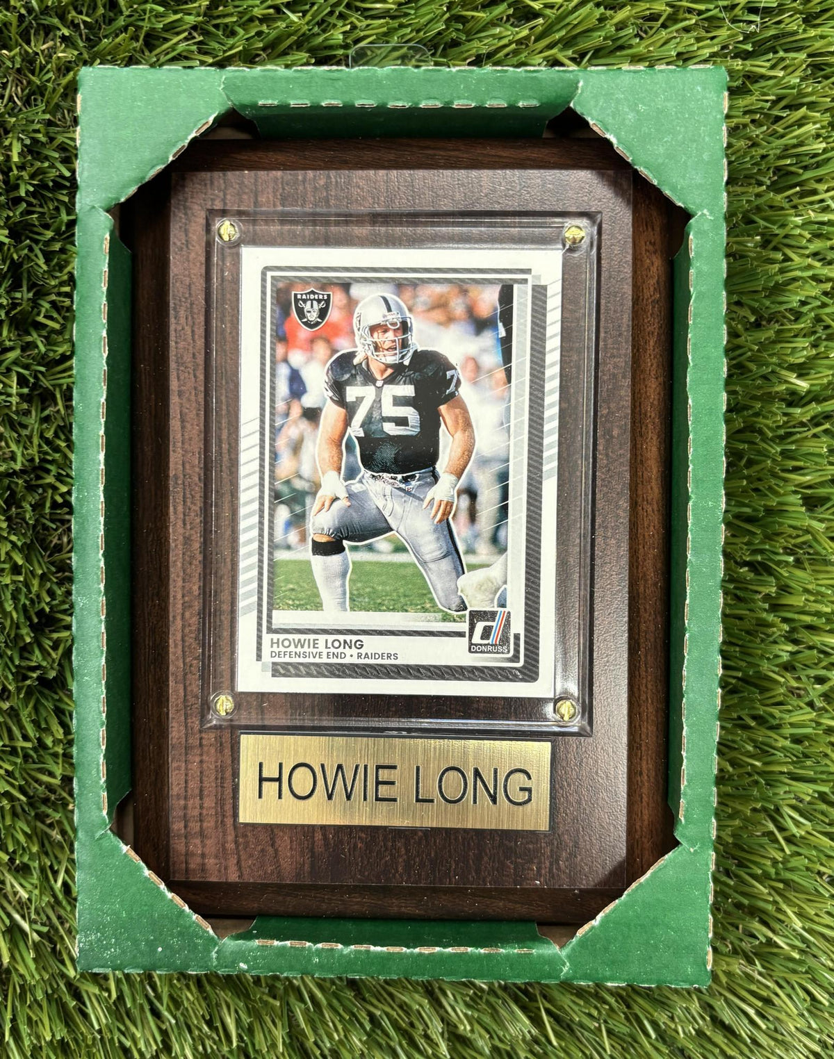 Howie Long 4x6 Plaque Pro Football Hall of Fame