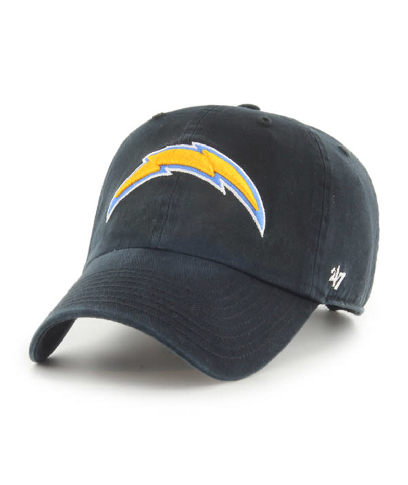 Chargers 2025 '47 Brand Men's Black Clean Up Hat