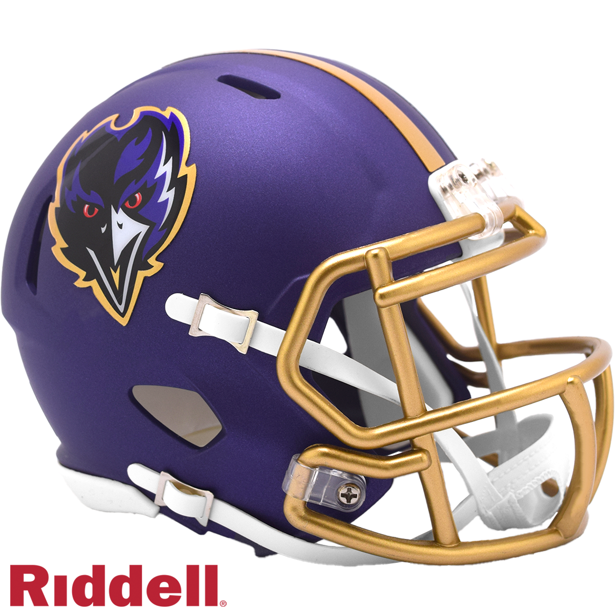 Ravens 2024 Alternate Mini Helmet Pro Football Hall of Fame