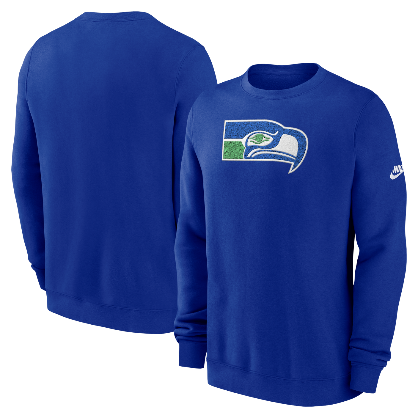 Seahawks 2025 Nike Men's Rewind Club Crewneck
