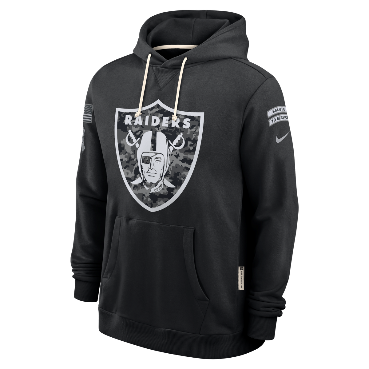 Raiders 2026 Nike Men's Salute to Service Hoodie Pro Football Hall of Fame