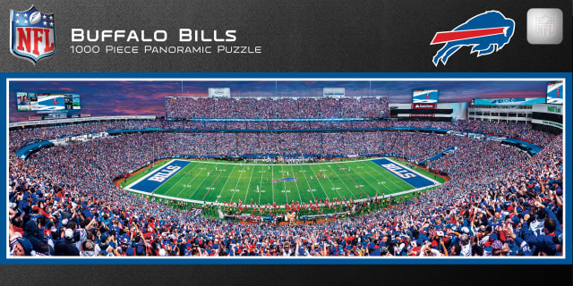 Bills 1000pc Panoramic Puzzle - 50yd line