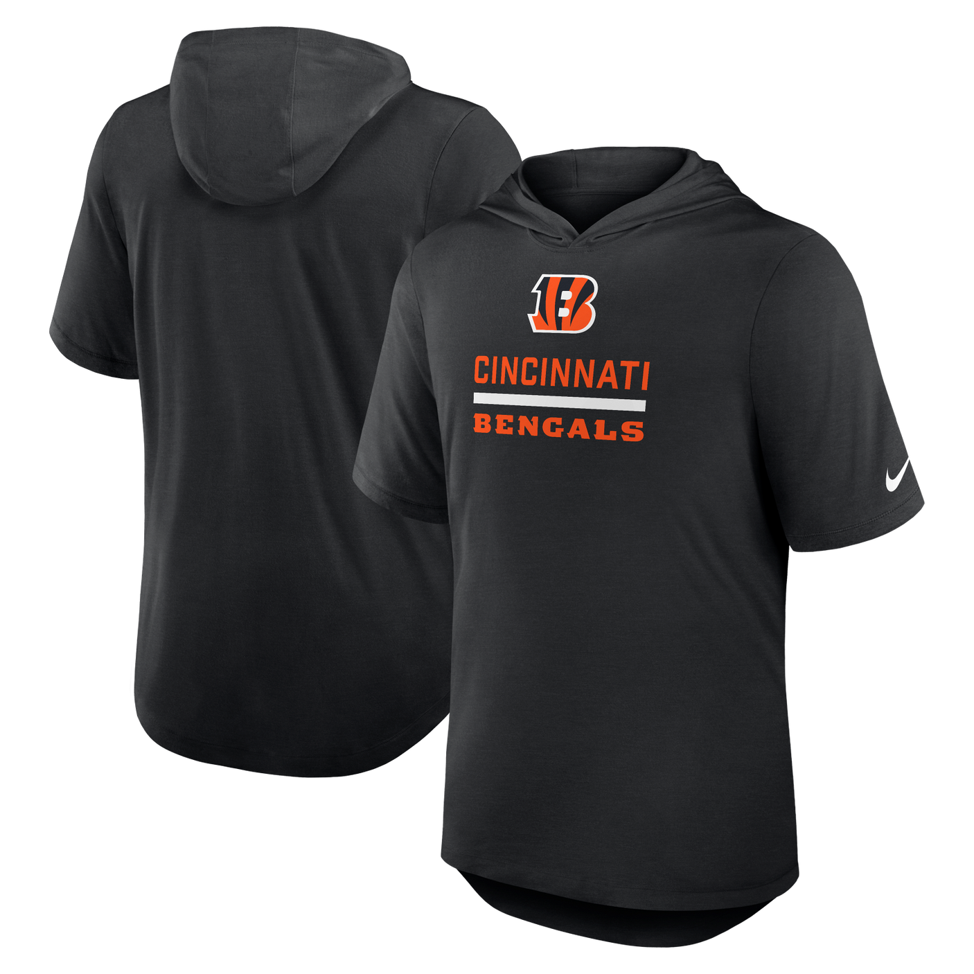 Bengals 2025 Nike Men's Short Sleeve Hoodie Top