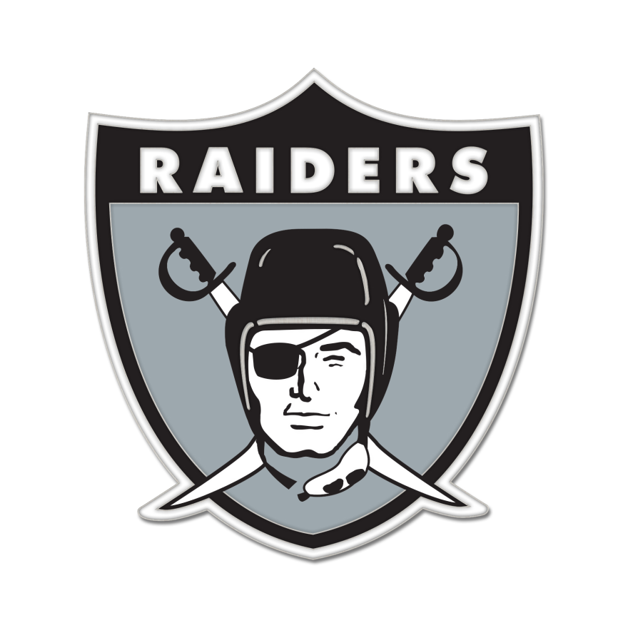 Raiders Retro Pin Pro Football Hall of Fame