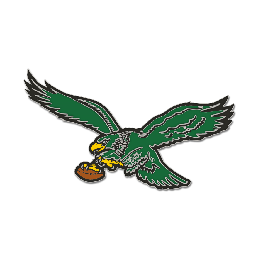 Eagles Retro Pin Pro Football Hall of Fame