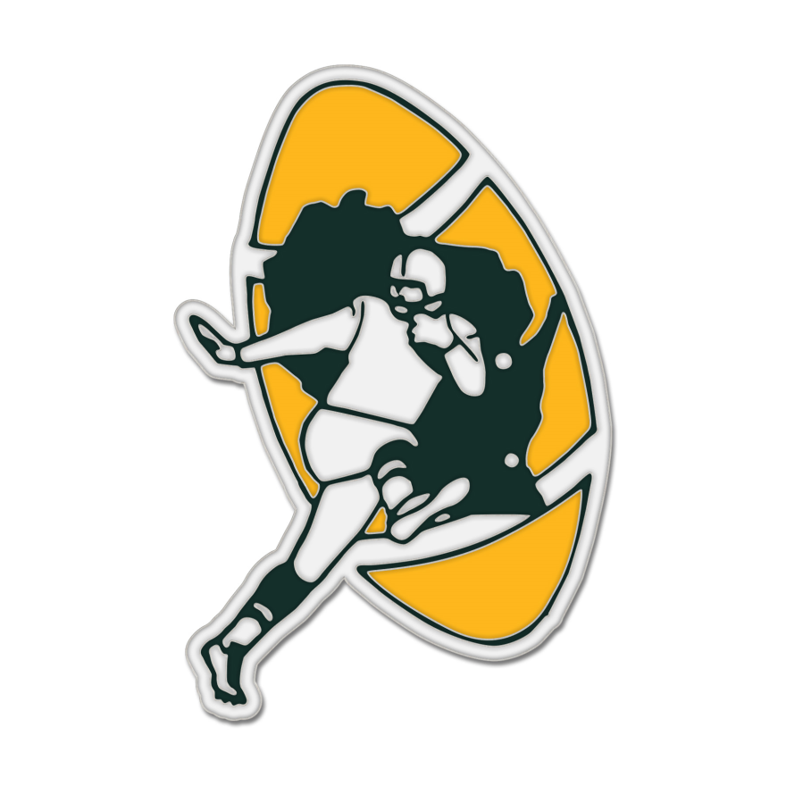 Packers Retro Pin Pro Football Hall of Fame