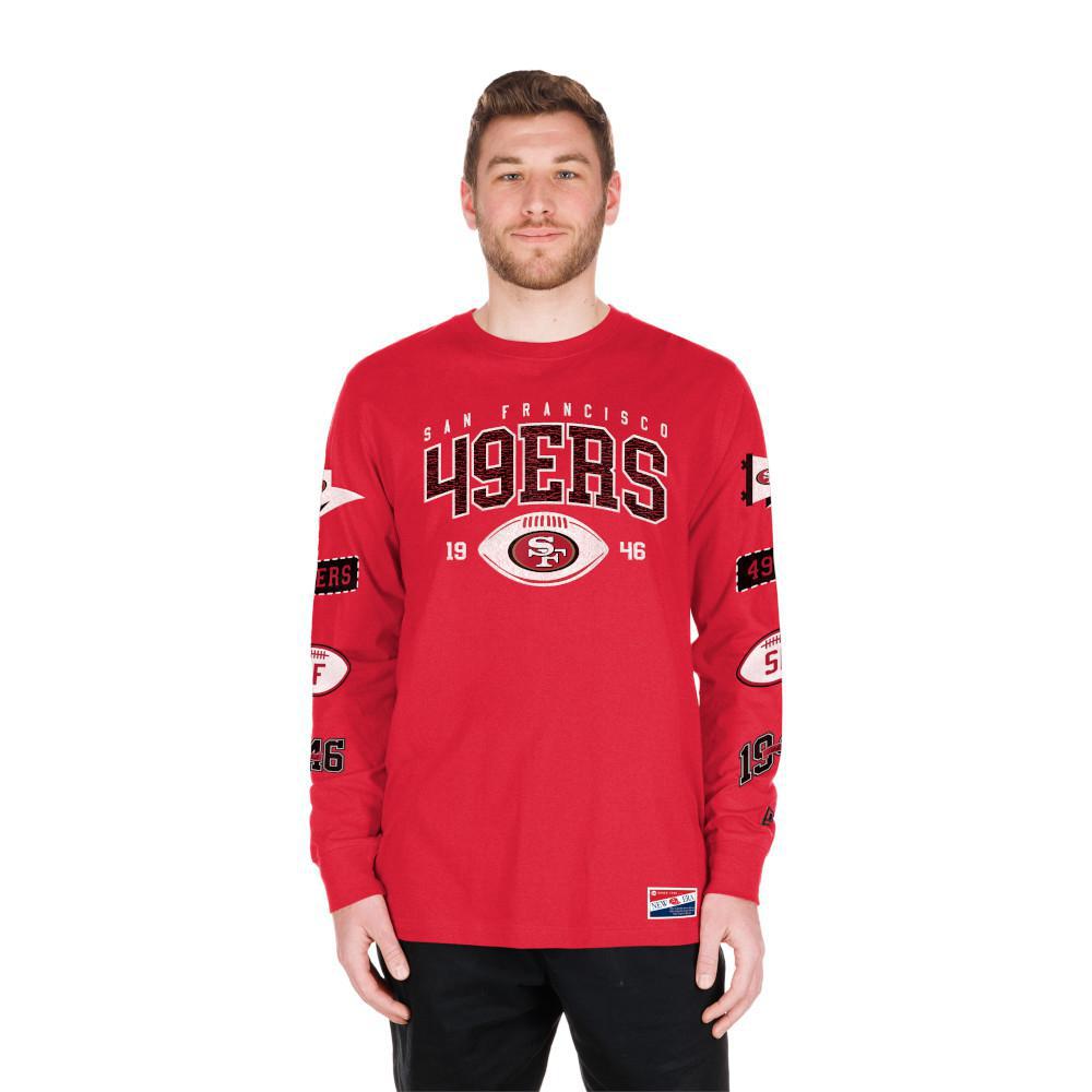 49ers 2025 New Era Men's Long Sleeve T-Shirt