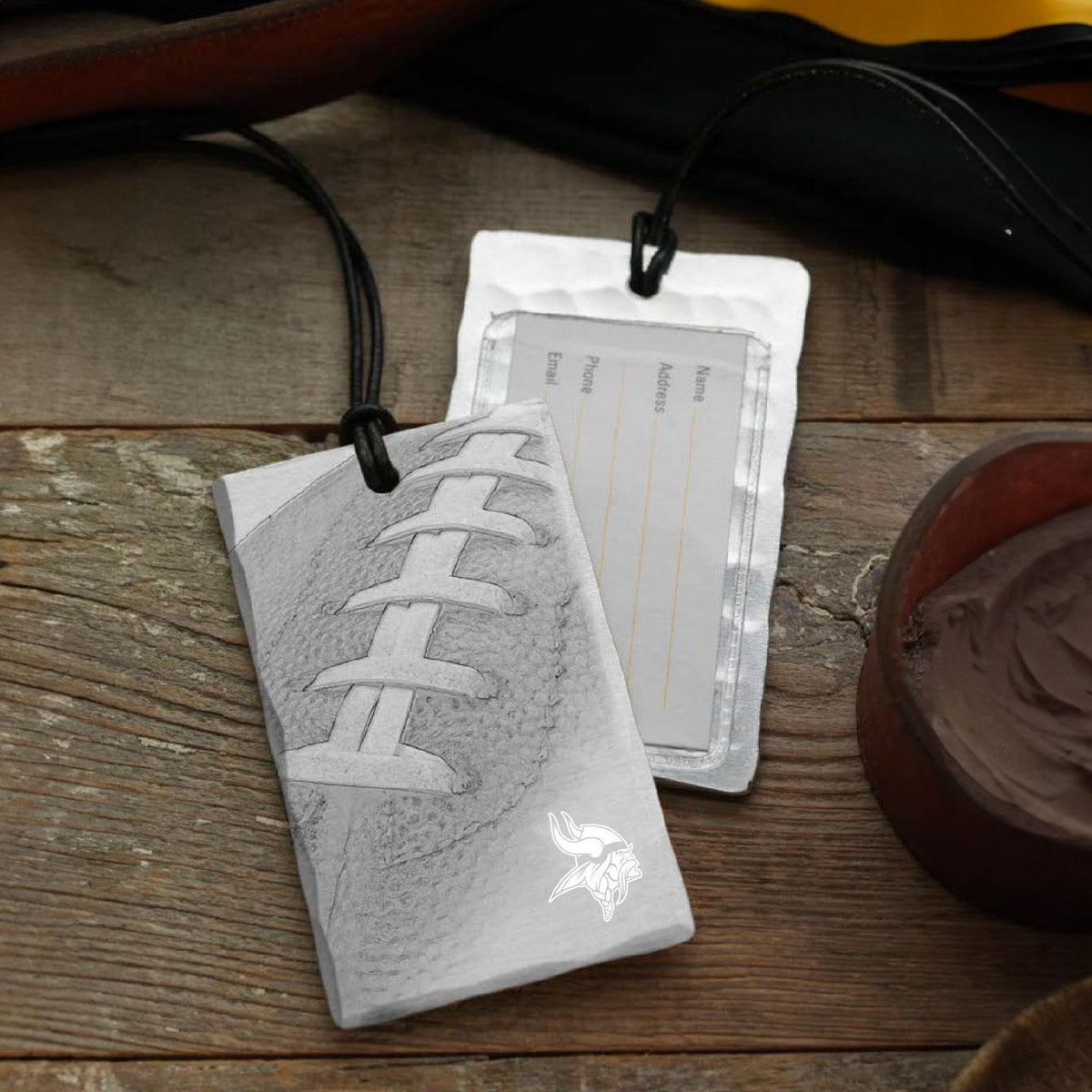 Vikings Football Bag Tag