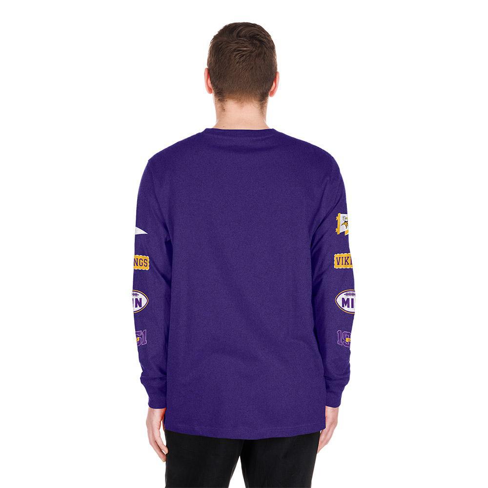 Vikings 2025 New Era Men's Long Sleeve T-Shirt
