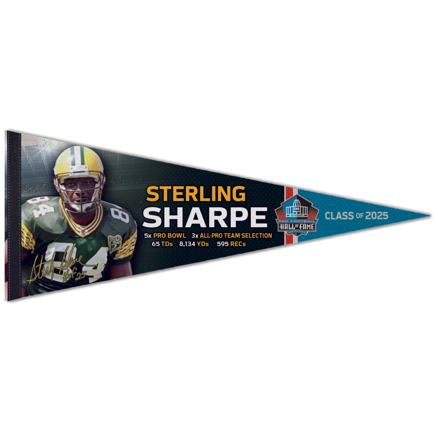 Sterling Sharpe Class of 2025 Premium Pennant