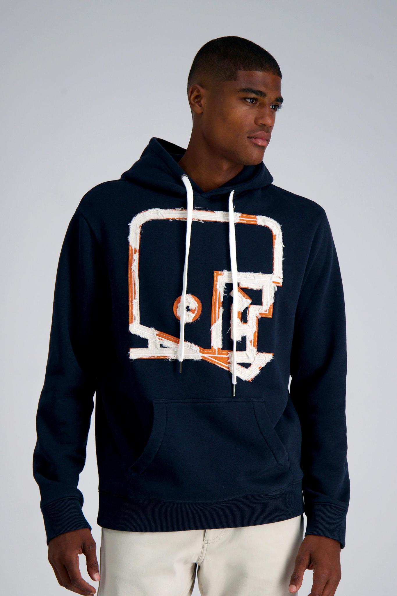 Pro Football Hall of Fame X Haggar - Navy Graphic Helmet Pullover Sweatshirt