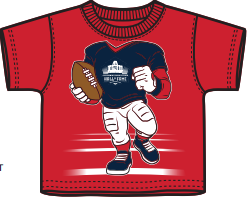 Hall of Fame Toddler Red Game Fit T-Shirt