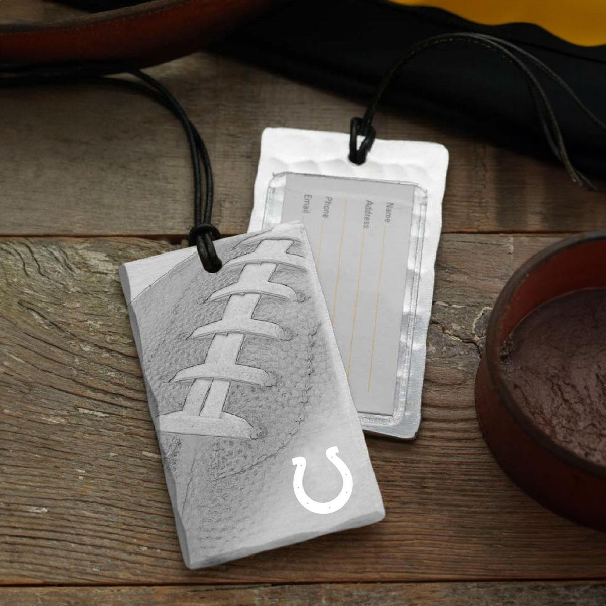 Colts Football Bag Tag