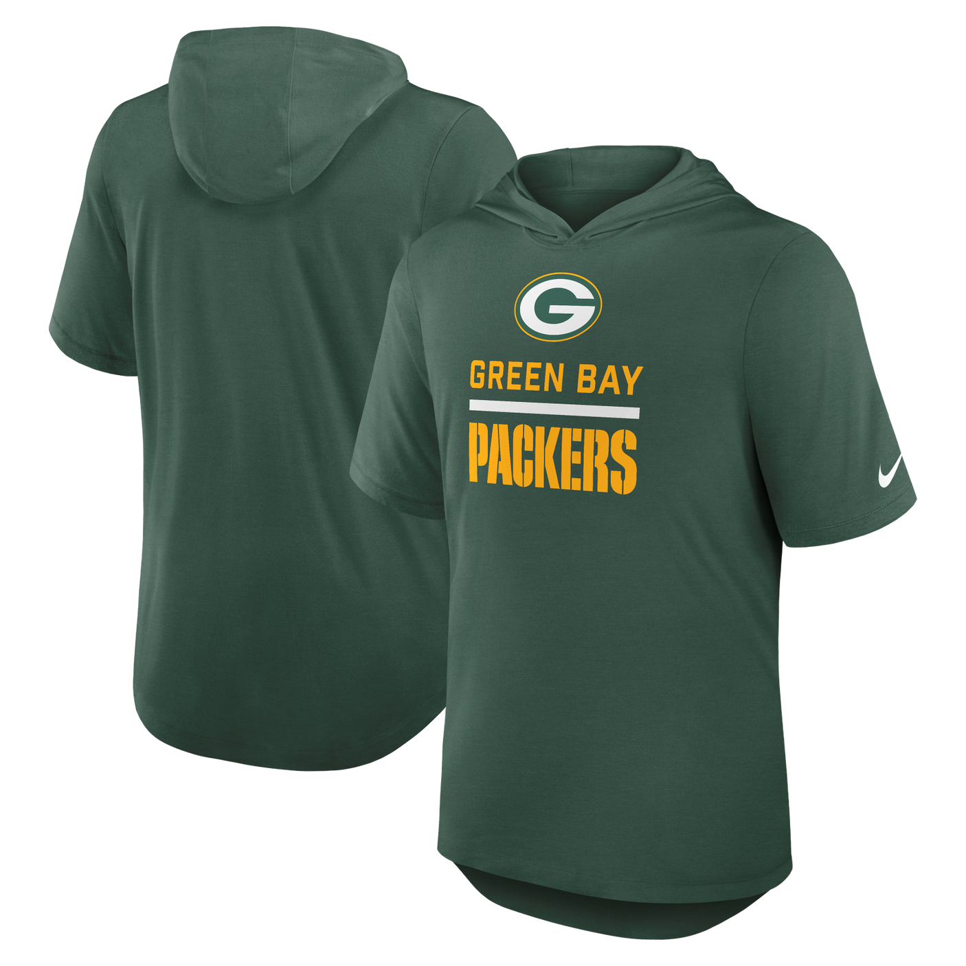 Packers 2025 Nike Men's Short Sleeve Hoodie Top