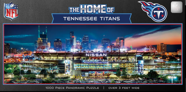 Titans 1000pc Panoramic Puzzle - Stadium View