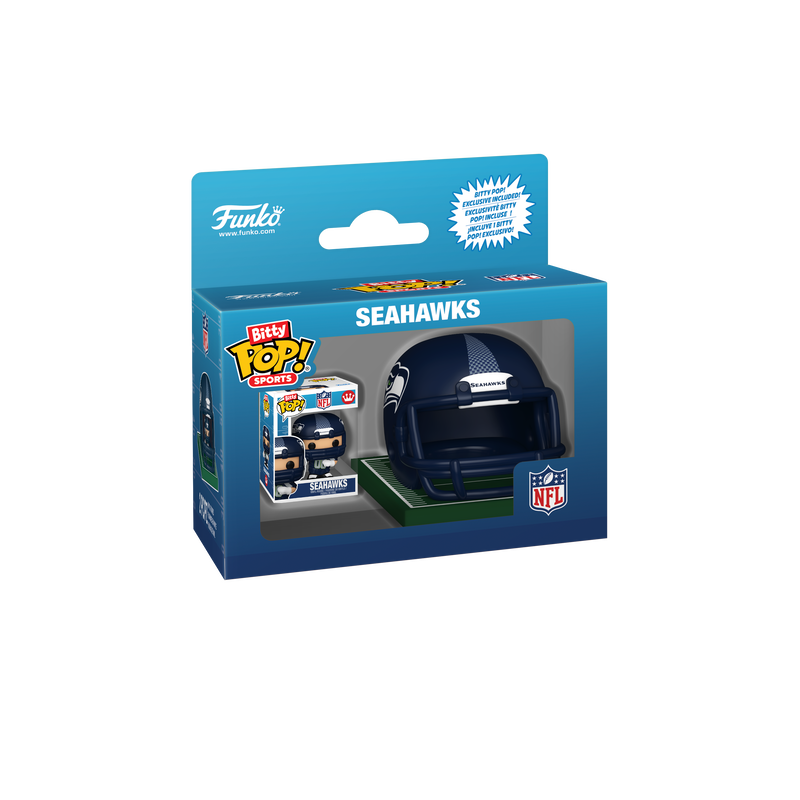 Seahawks Funko Bitty POP Helmet & Player
