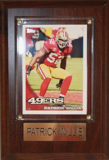 Patrick Willis 4x6 Plaque