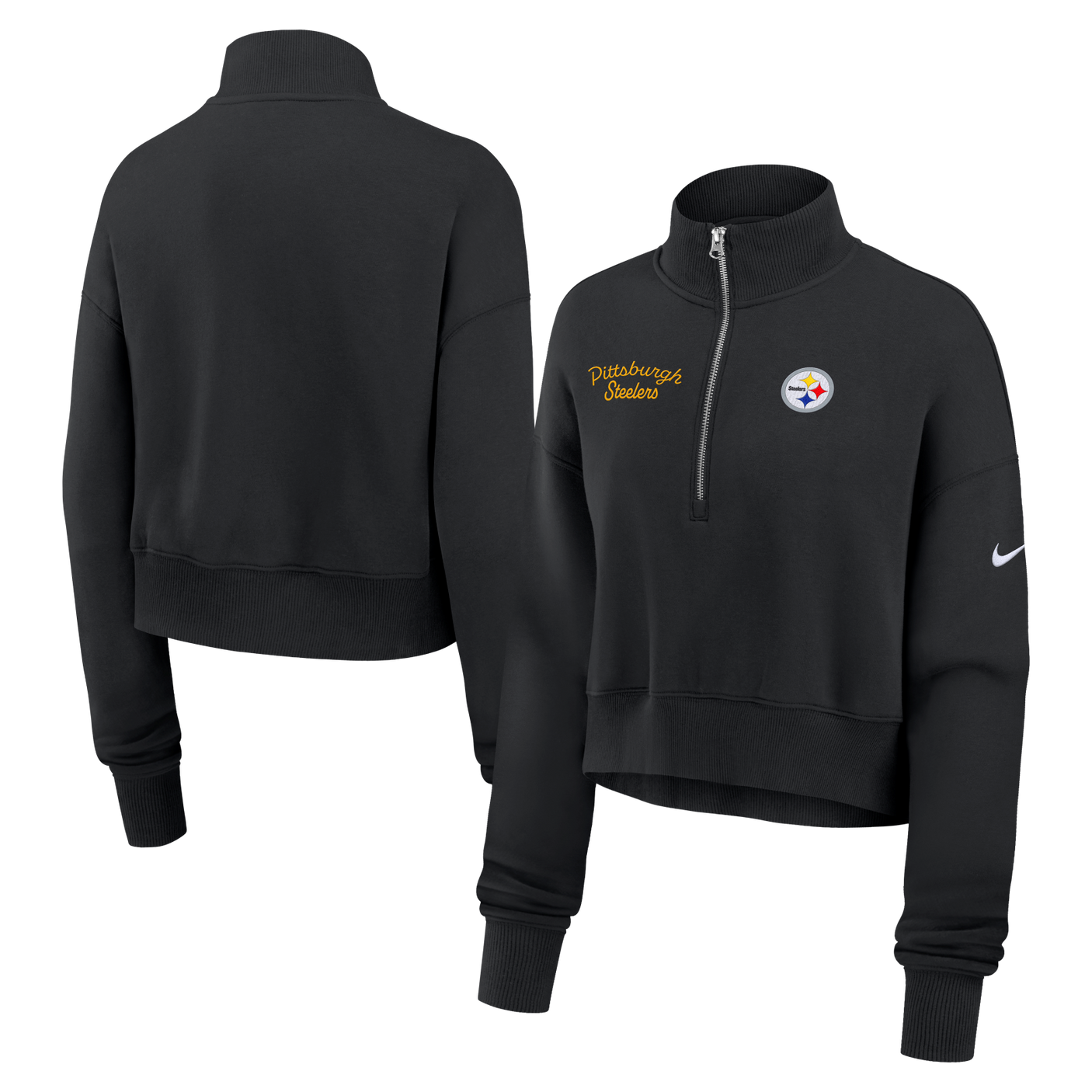 Steelers 2025 Nike Women's Phoenix Quarter Zip Jacket