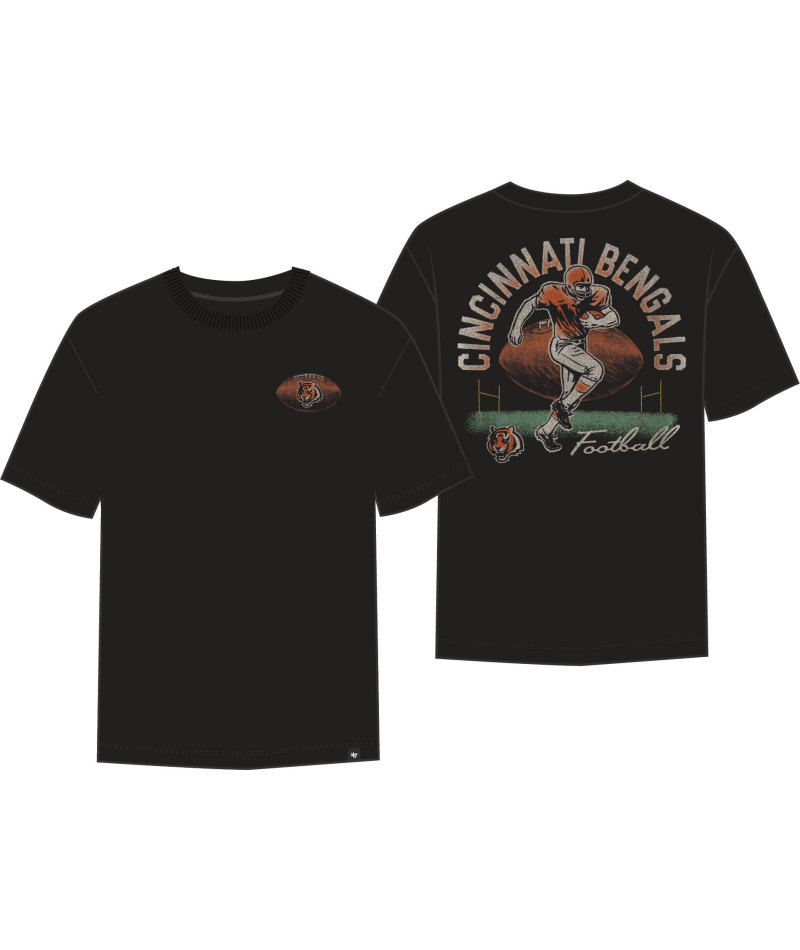 Bengals 2025 '47 Brand Men's Game On Foundation T-Shirt