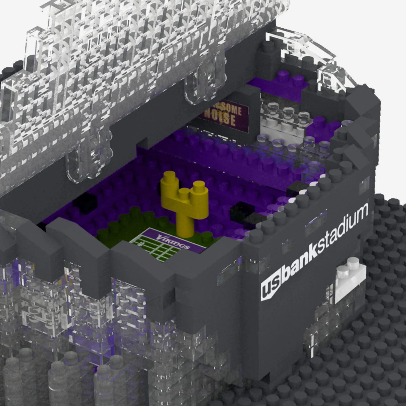 Vikings 3D Brxlz Mini Stadium