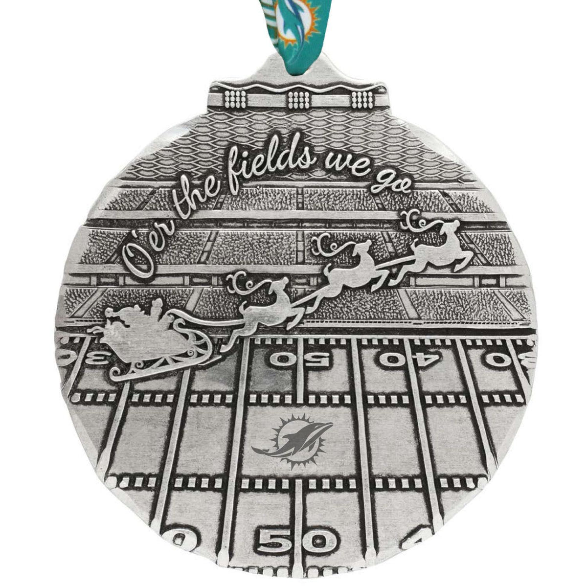 Dolphins O'er The Fields We Go Ornament