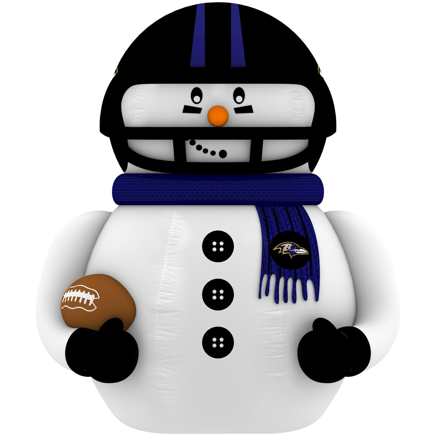 Ravens Team Pride Inflatable Snowman Player