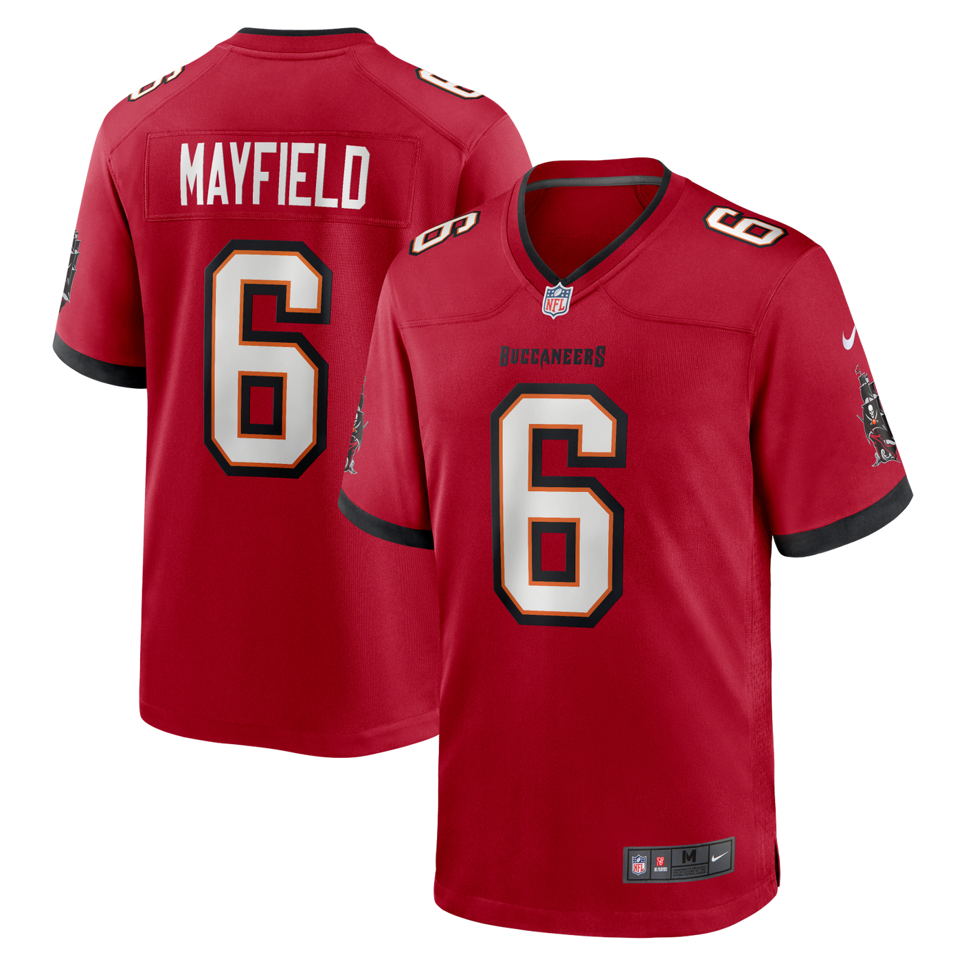 Buccaneers Baker Mayfield Nike Men's Red Game Jersey