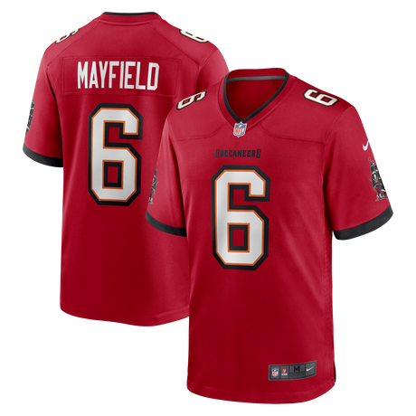 Buccaneers Baker Mayfield Nike Men's Red Game Jersey