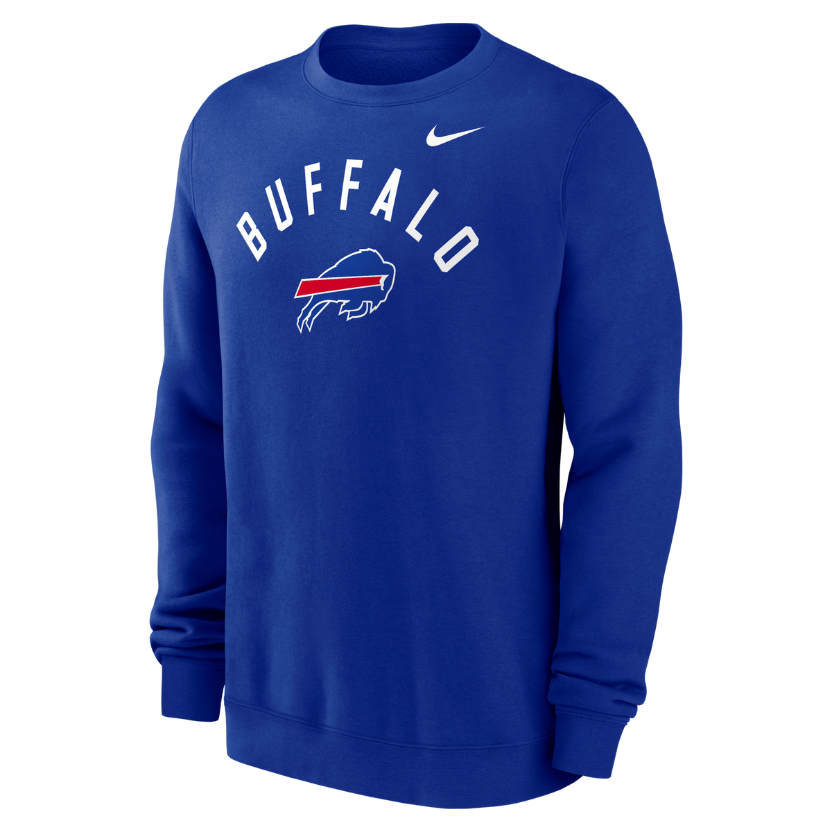 Bills 2026 Nike Men's Club Fleece Pullover Crewneck Pro Football Hall of Fame
