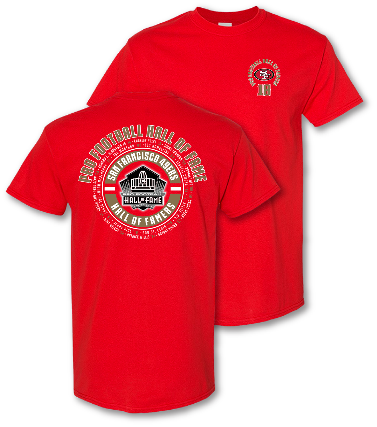 49ers Hall of Famers T-Shirt