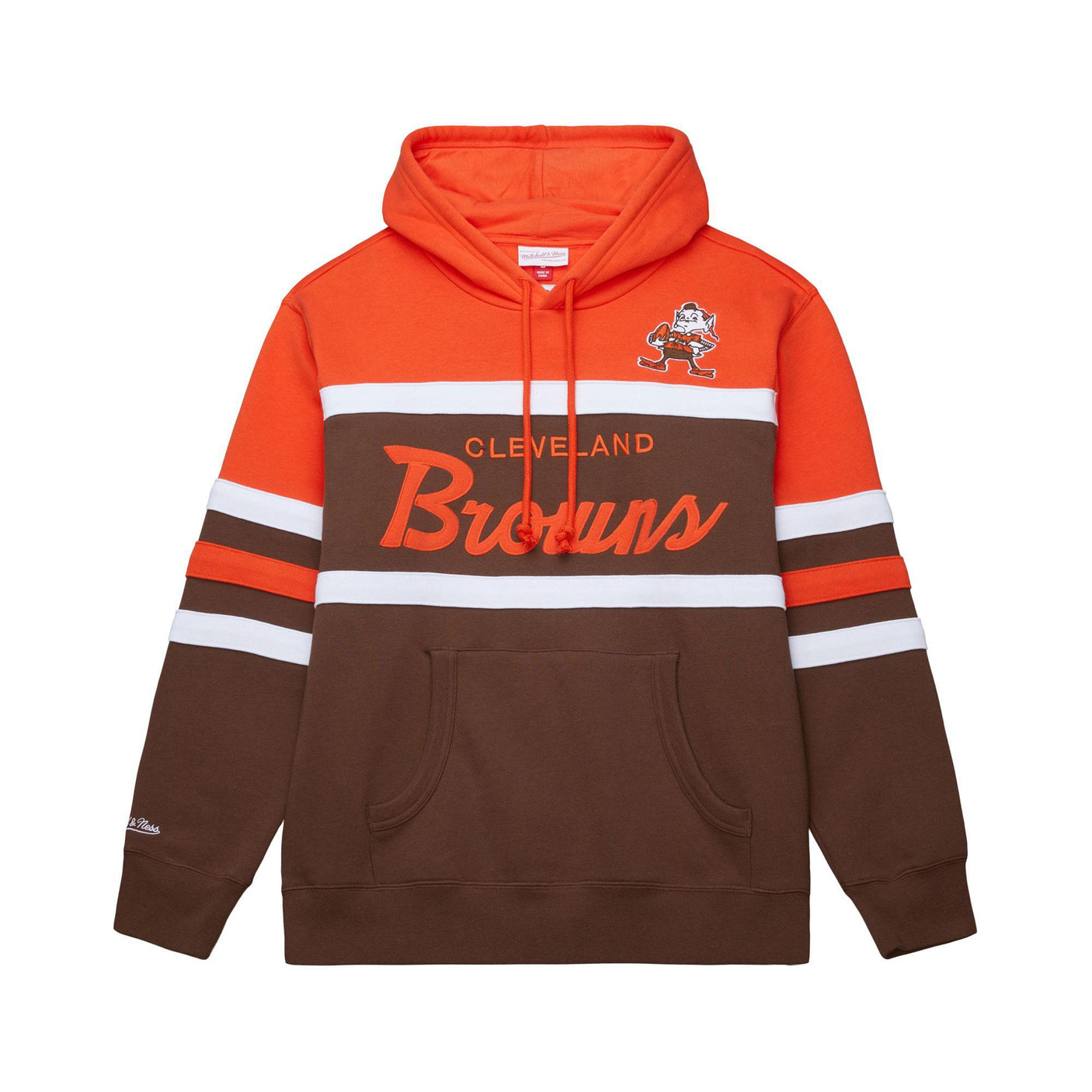 Browns Mitchell & Ness Men's NFL Head Coach Sweatshirt