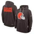 Browns 2025 Nike Men's Sideline DRI-Fit Hoodie