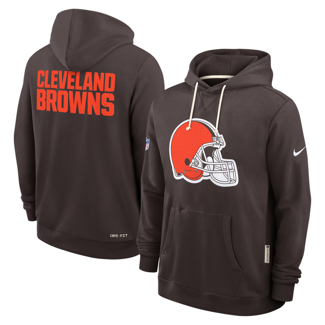 Browns 2025 Nike Men's Sideline DRI-Fit Hoodie