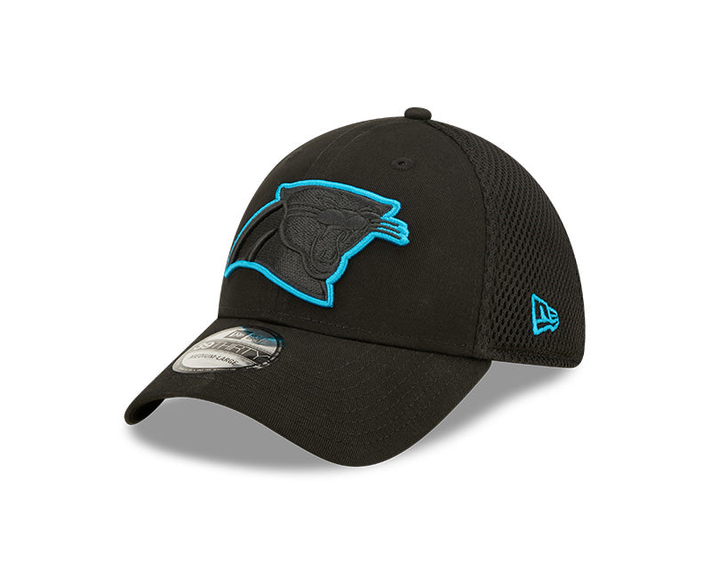 Panthers New Era® 39THIRTY® Neoflex Black Stretch Fit Hat