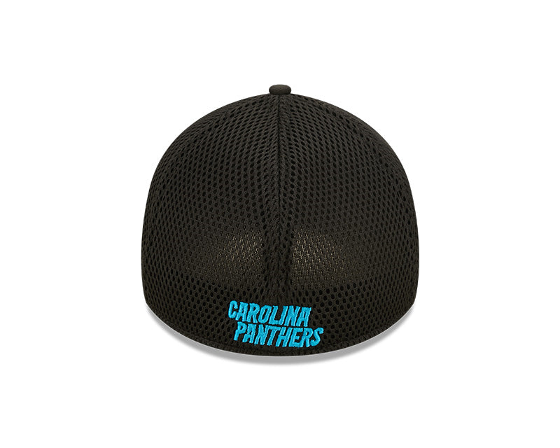 Panthers New Era® 39THIRTY® Neoflex Black Stretch Fit Hat