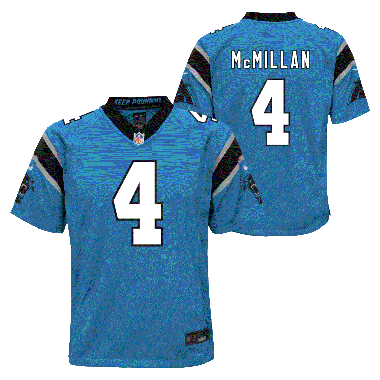 Panthers Tetairoa McMillan Alternate Youth Nike Game Jersey Pro Football Hall of Fame
