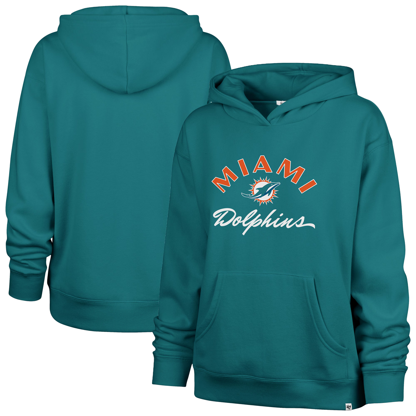Dolphins 2025 '47 Brand Women's Whirlwind Naomi Hoodie