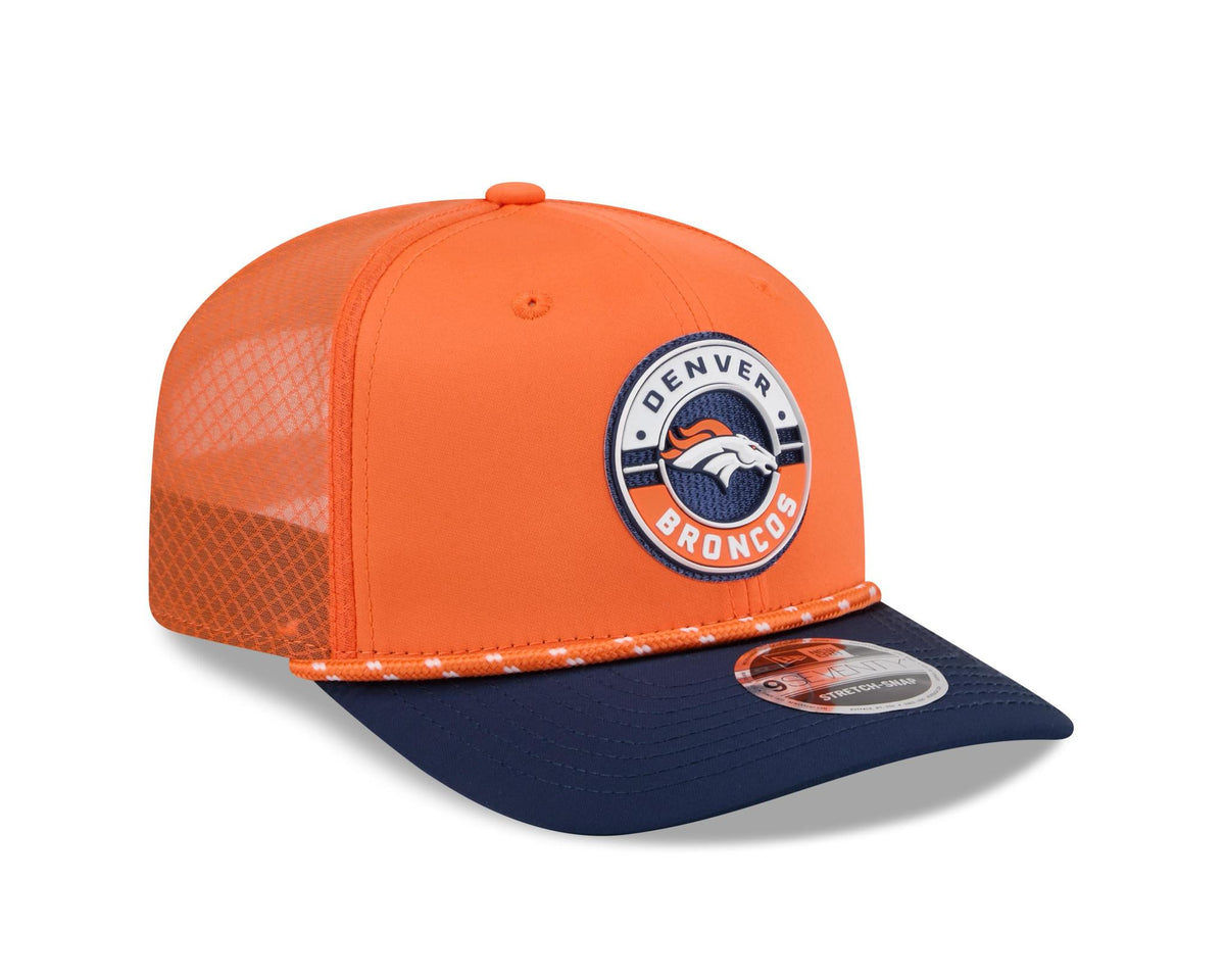 Broncos 2026 New Era Men's 9SEVENTY Stretch Snap Two-Tone Hat Pro Football Hall of Fame