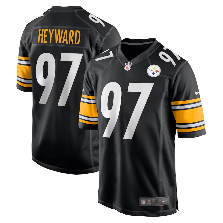 Steelers Cam Heyward Men's Black Nike Game Jersey