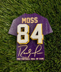 Randy Moss Wood Jersey Jumbo Magnet