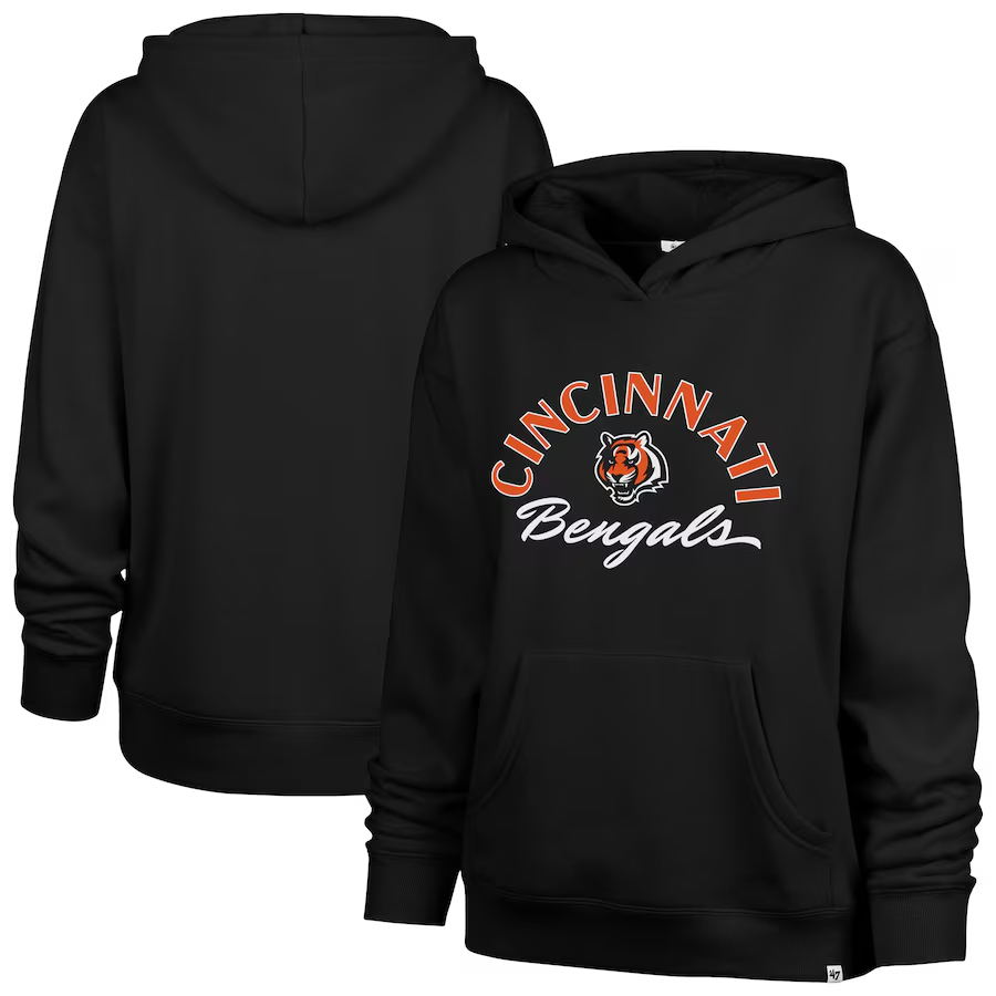 Bengals 2025 '47 Brand Women's Whirlwind Naomi Hoodie