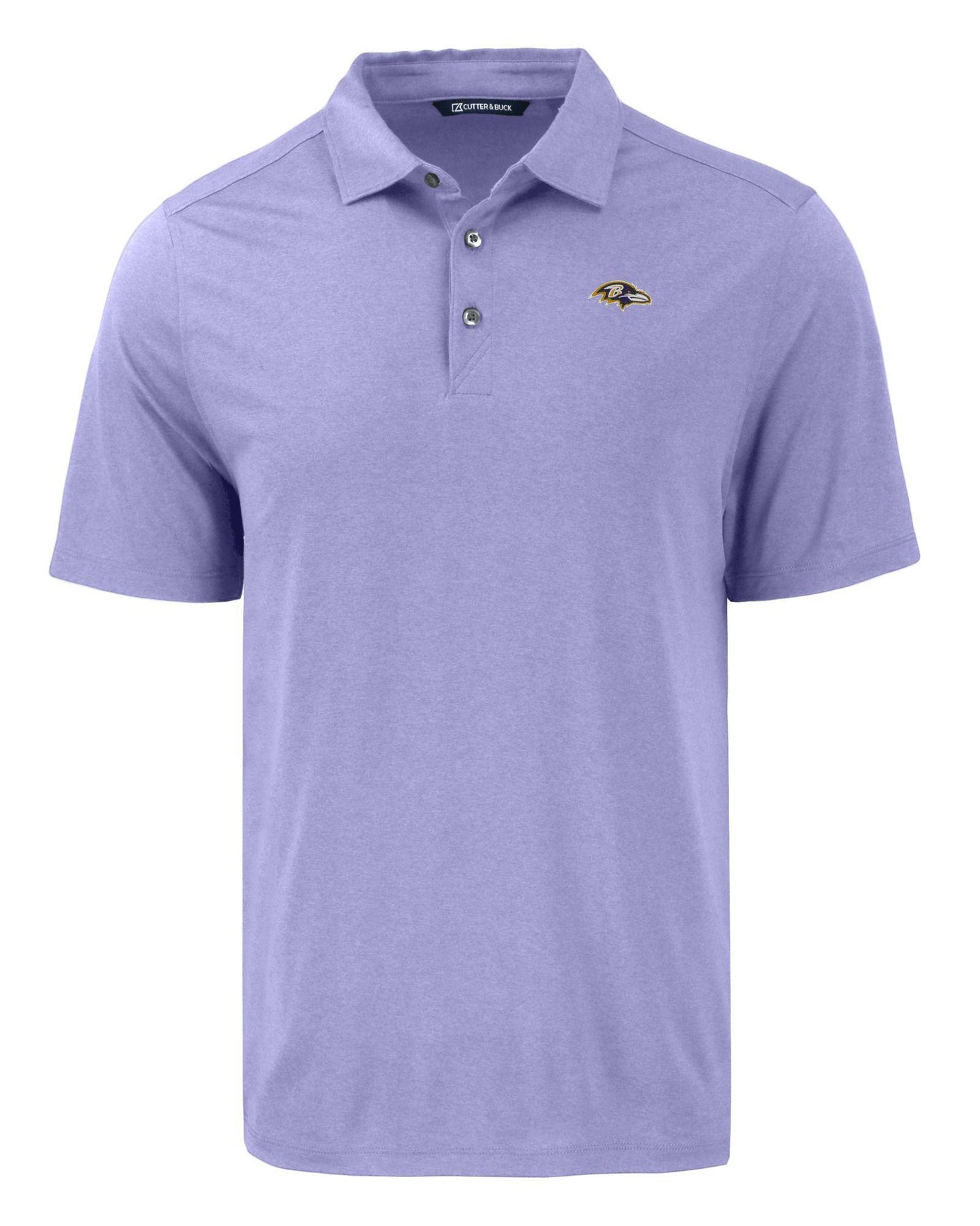 Ravens Cutter and Buck Men's Purple Coastline Epic Comfort Eco Polo