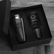 Packers Etched Rocks Glass with Cocktail Shaker Gift Set