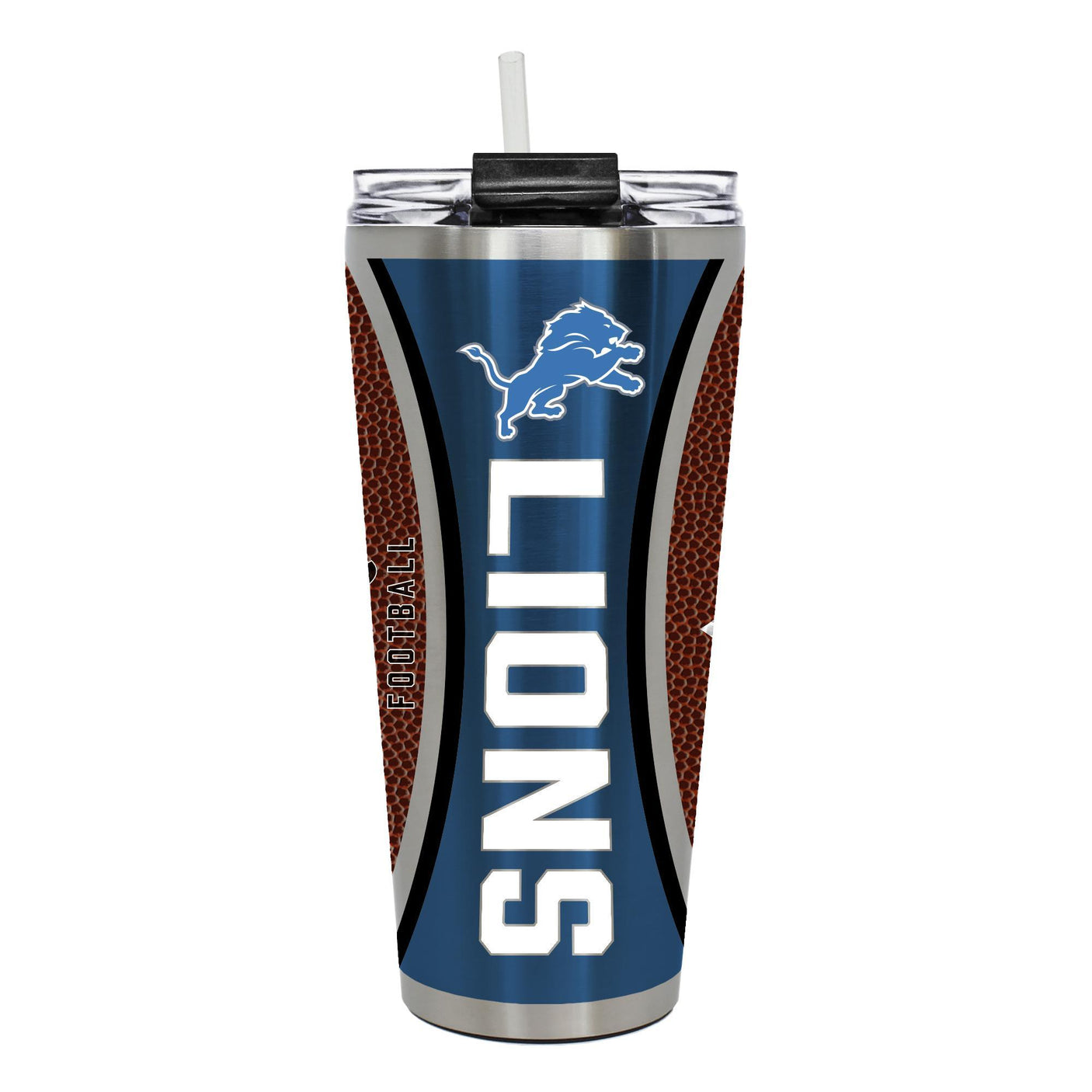 Lions Big Slim Gameball 32oz Tumbler